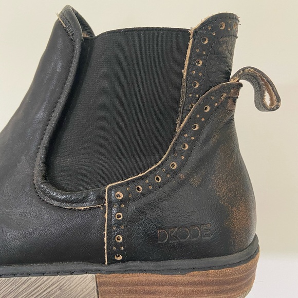 Dkode Portugal Leather black Chelsea boot - Picture 4 of 6